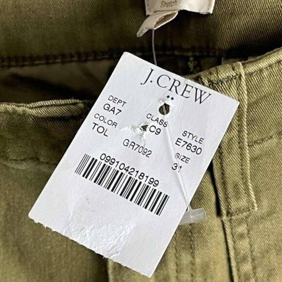 J Crew women’s factory army green stretch utility pant size 31 NEW NWT - Picture 12 of 14